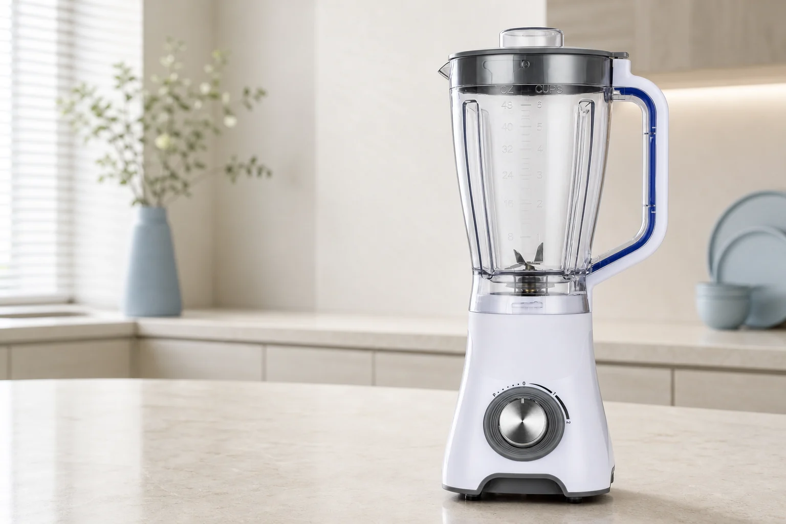 White Golden-Yee GBL005 blender on a bright kitchen counter