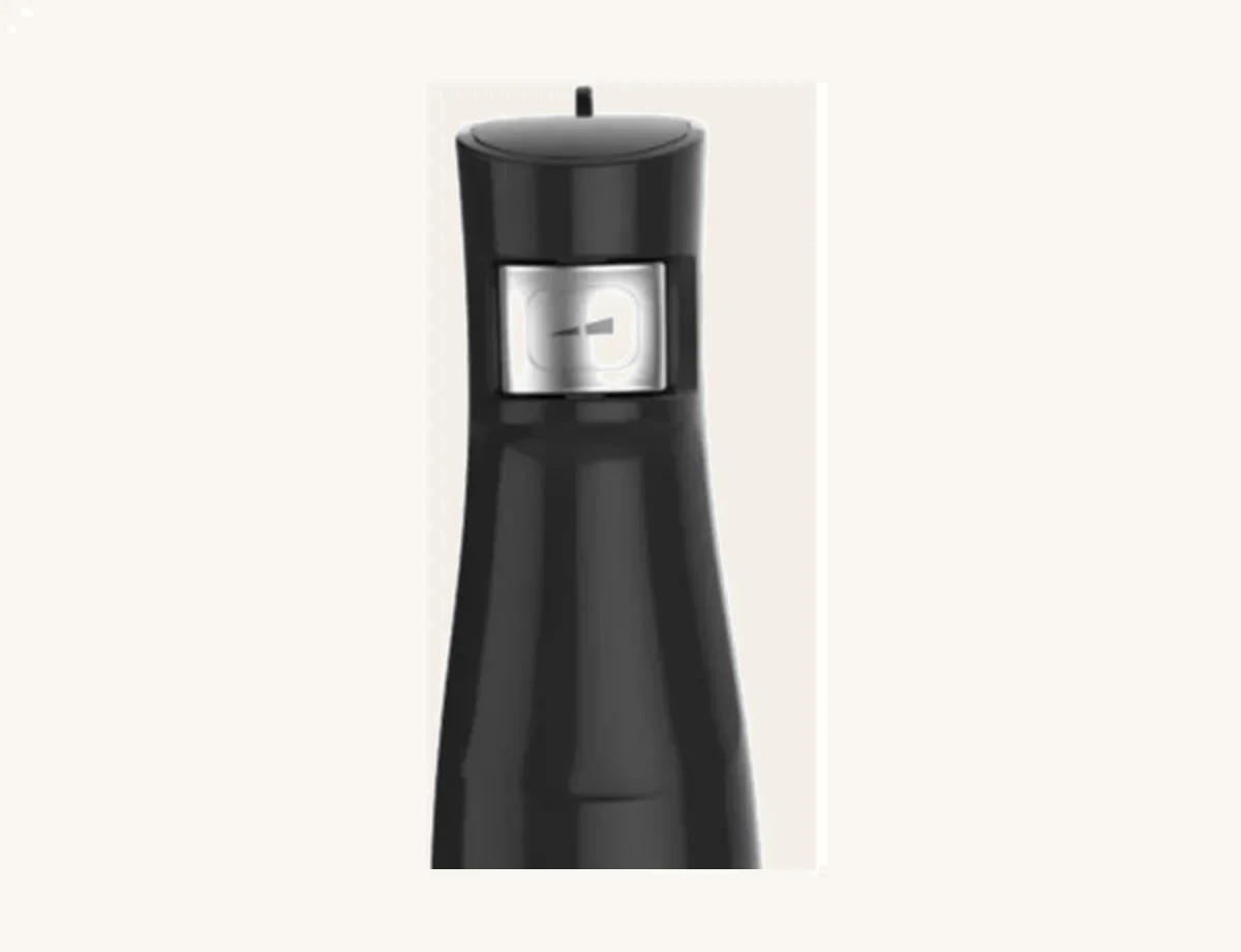 Close-up from the supplier PX8231 studio rendering showing the rear loop and compact control body