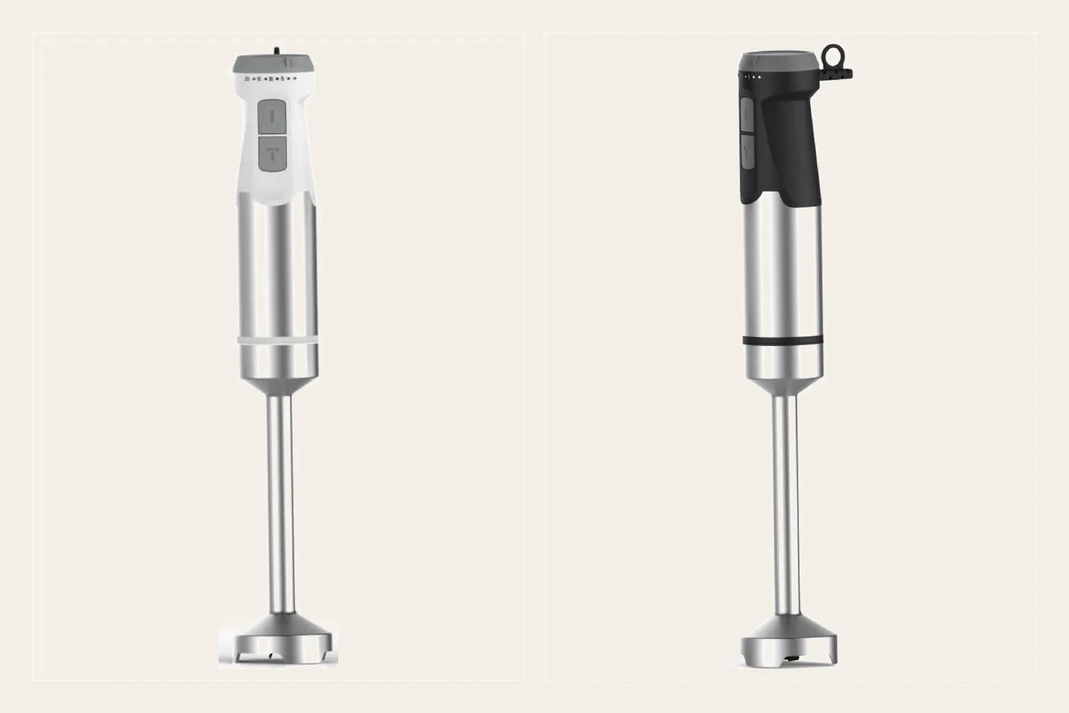 Supplier white and black studio views of the PX8255 hand blender platform